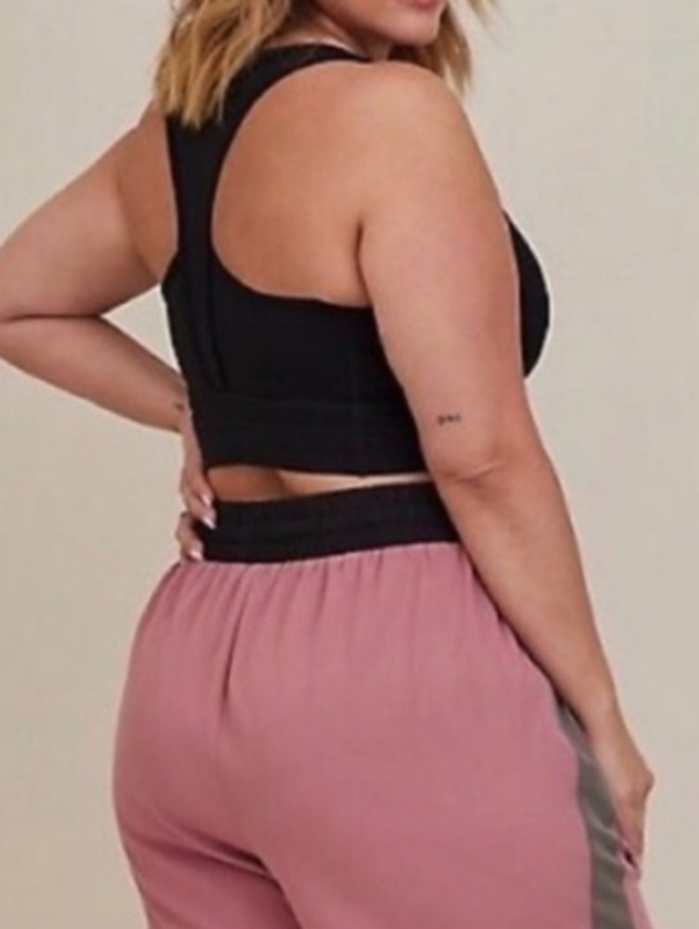 NWT Torrid Lovesick Color Block Pull-On Short - Stretch Woven Mauve Wash 1X - Picture 4 of 11